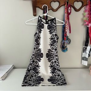 B.Darlin black and white formal dress, size medium
